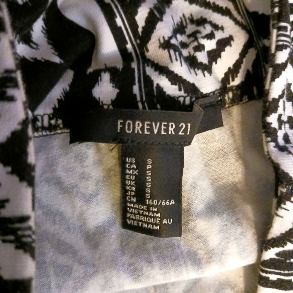 Black and white skirt, Forever 21, Small